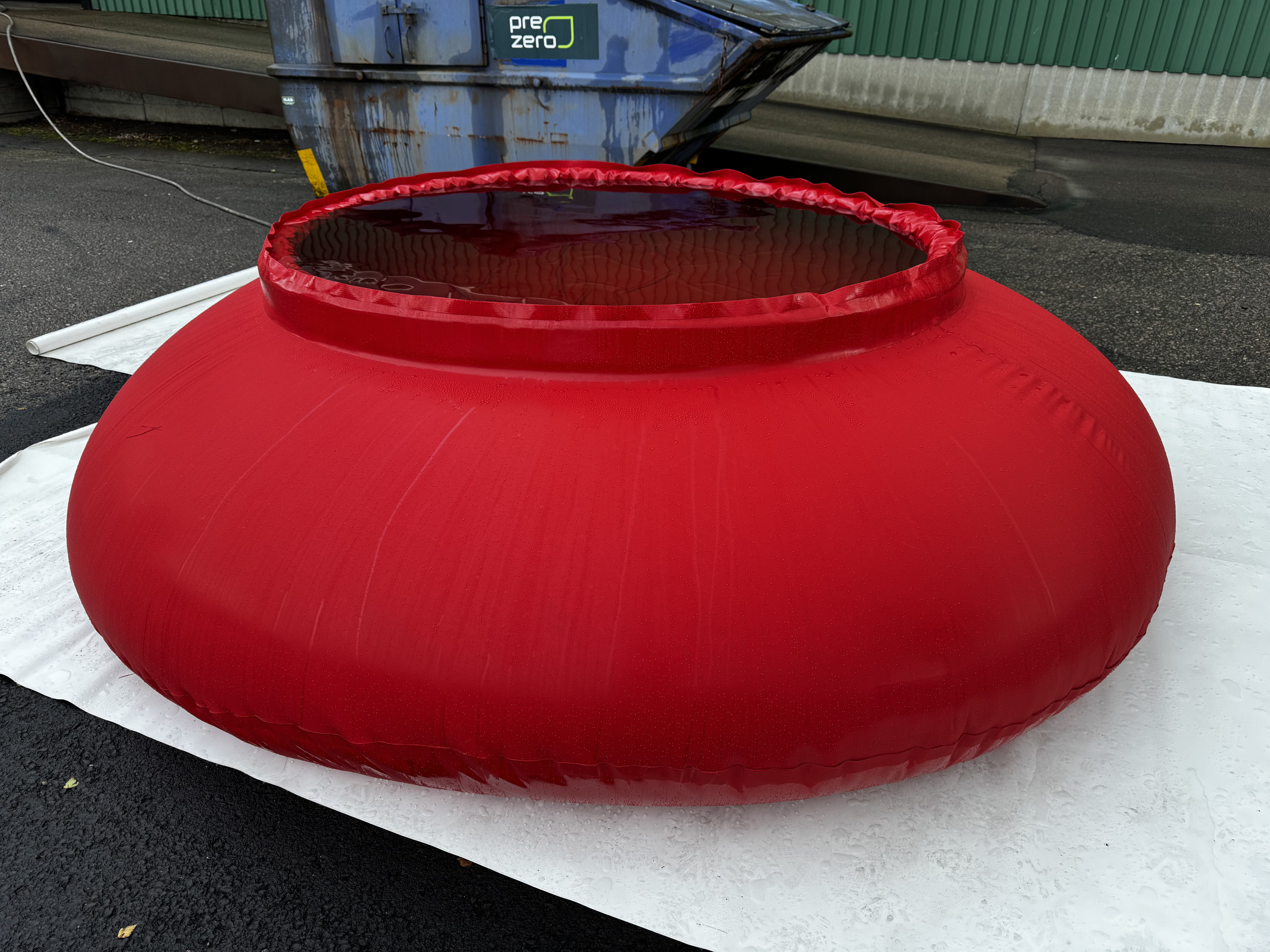 Rund Självrensande Bassäng 3000L