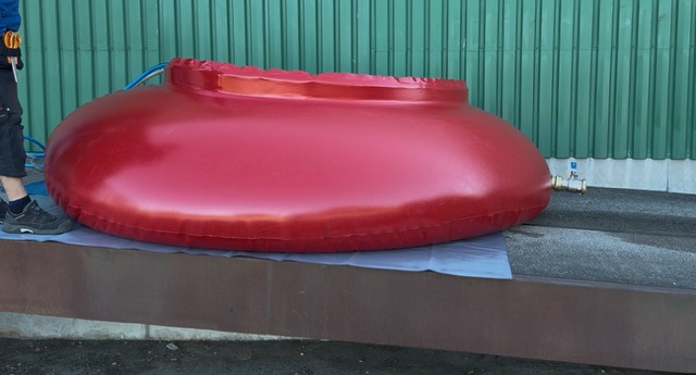 Rund Självresande Bassäng på 3000L